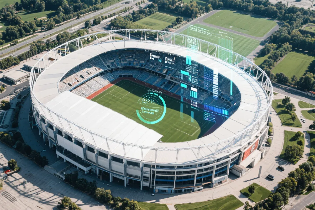 世界杯赛事与数据叠加的示意图